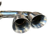 Catback Exhaust for 20-24 Chevy Corvette C8 Polished Tips 6.2L V8 Mandrel 304SS