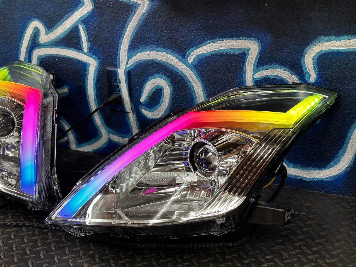 NTXGLOW RGB headlights (2006 - 2009 Nissan 350z)