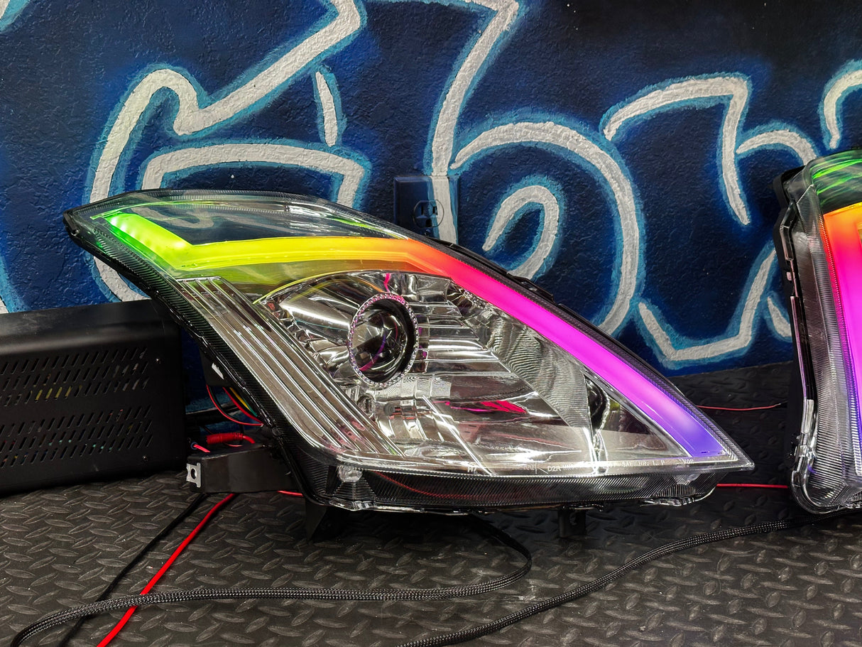 NTXGLOW RGB headlights (2006 - 2009 Nissan 350z)