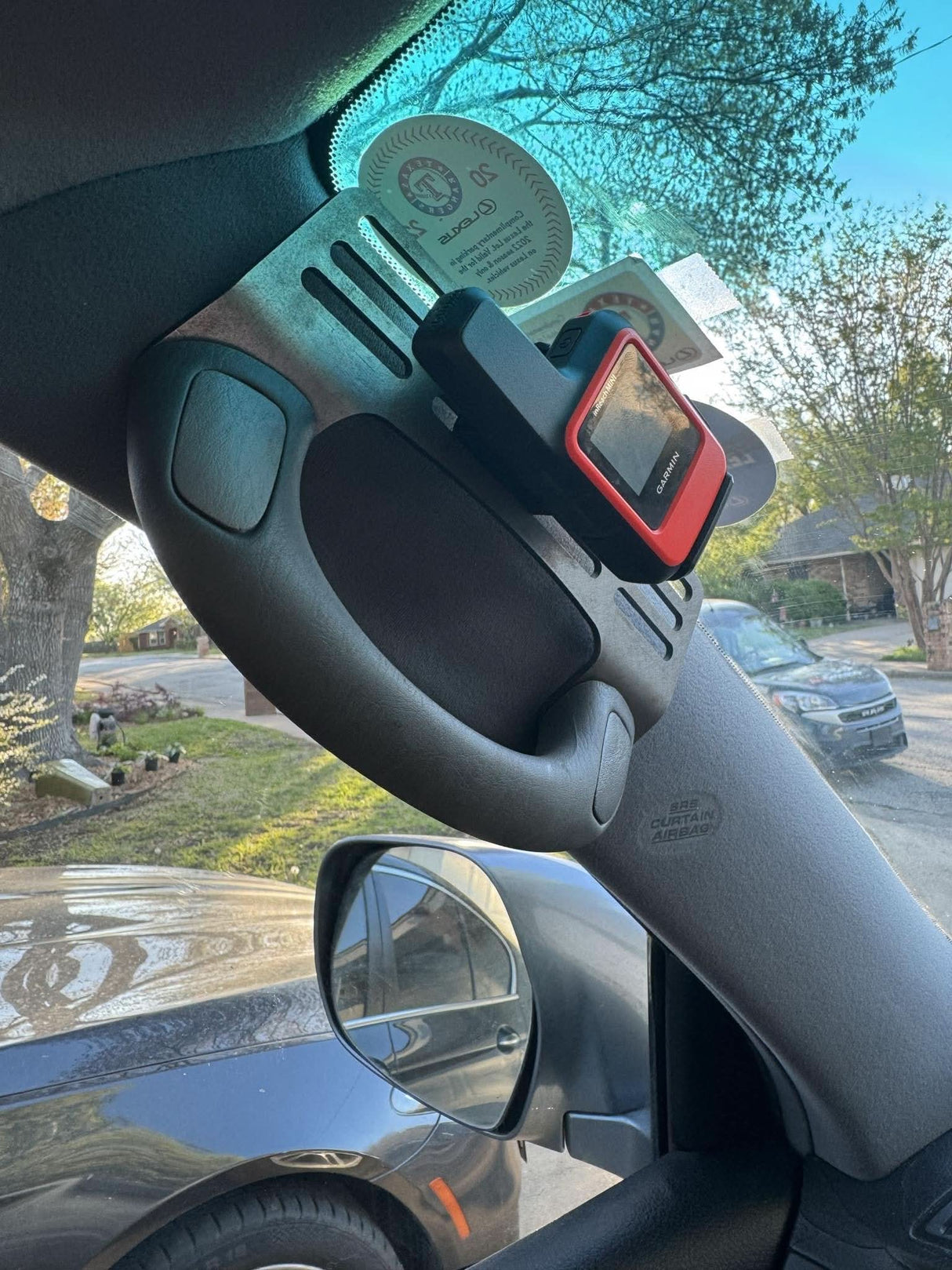 2003-2009 Toyota 4Runner (4th Gen) A-Pillar Grab Handle Accessory Mount For Phones Ham Radios Switch’s Winch Controller Overlanding