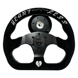 Quadro Style Steering Wheel + Short Hub Adapter Kit For Ford F 150 350 450