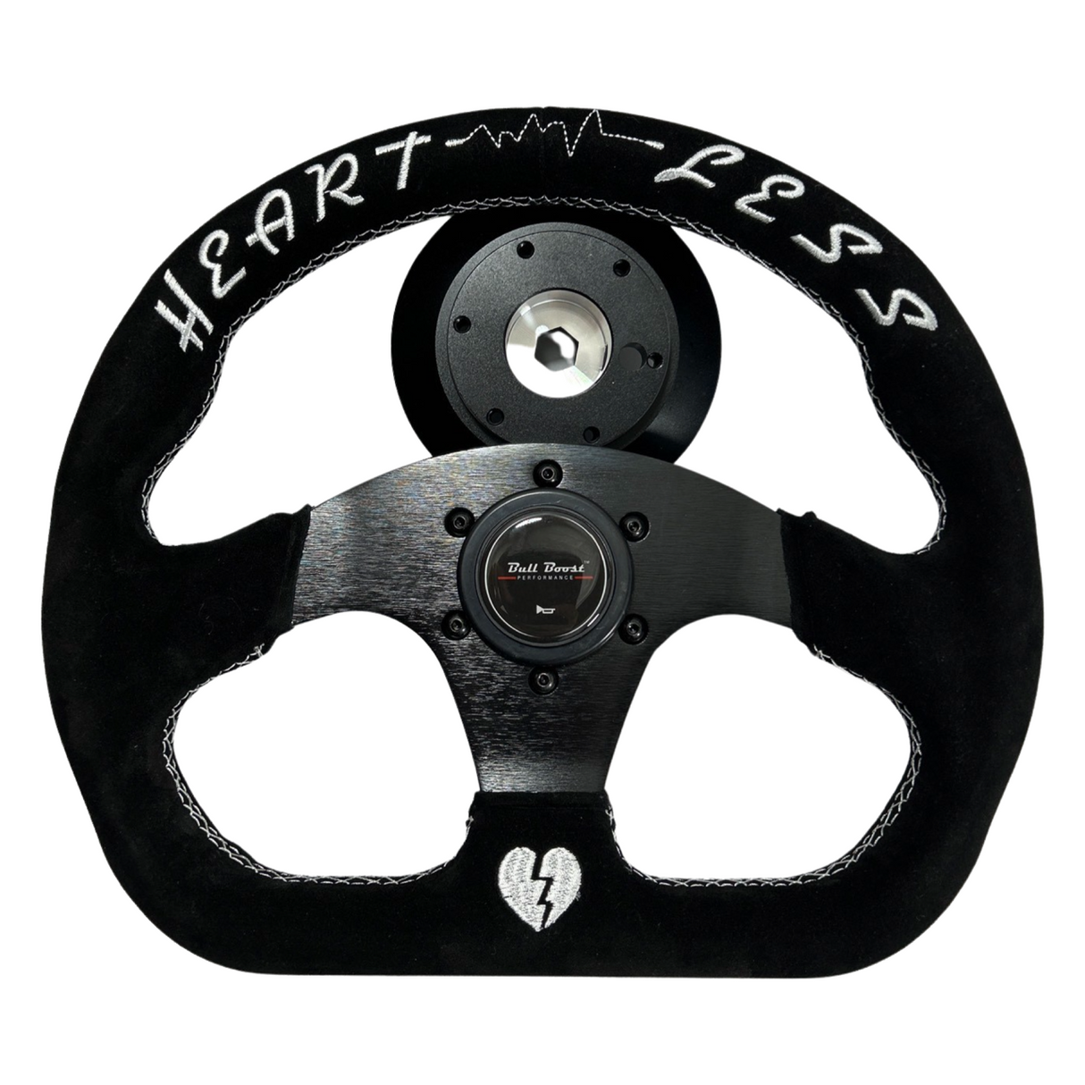 Quadro Style Steering Wheel + Short Hub Adapter Kit For Mustang Focus Fiesta Mazda