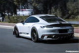 2019-2024 Porsche 911 992 Carrera Targa Sport Design Bumper WP Style Dry Carbon Fiber Rear Lip