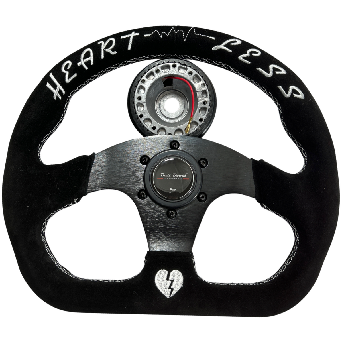 Suede Heartbreak Quadro Steering Wheel Hub Adapter Kit For Subaru Impreza WRX Legacy Eclipse Lancer Galant Mirage