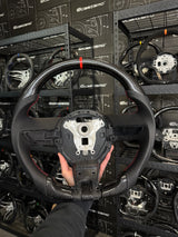 Carismo Steering Wheel For Chevrolet Camaro (Gen 5) - Sport - Gloss Carbon - Perforated Leather