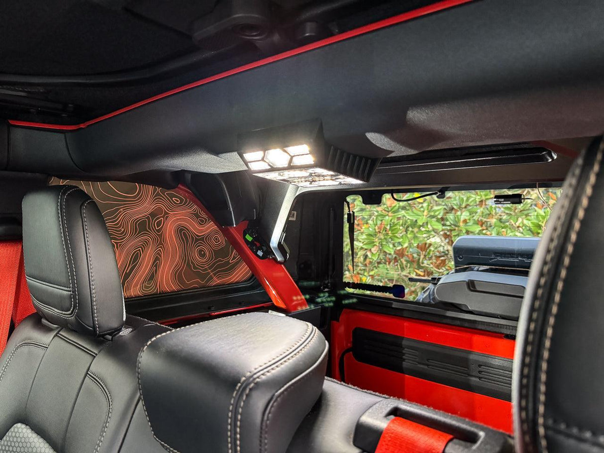 Topo Hardtop Side Window Overlays - 2021+ Bronco 4 Door