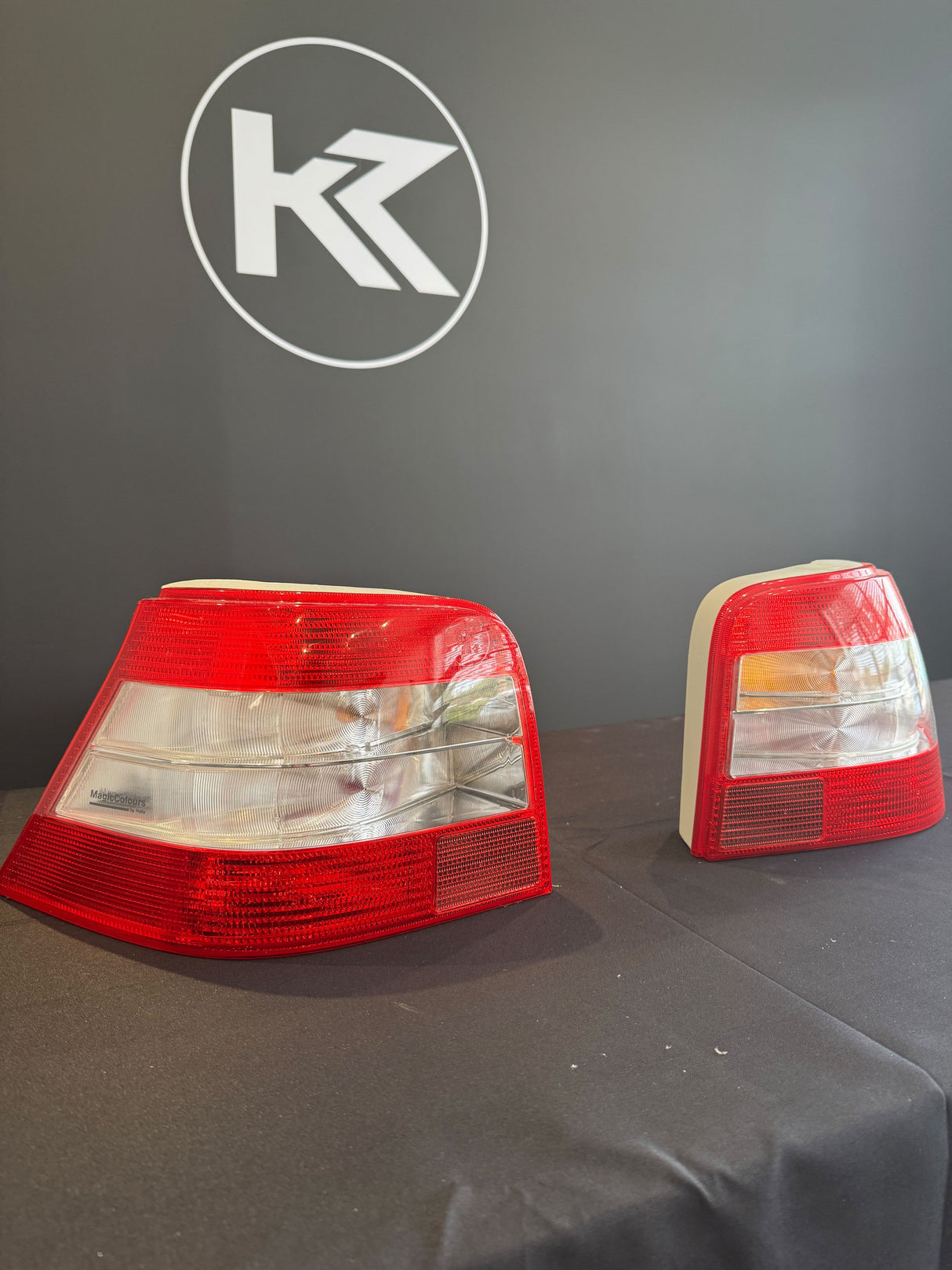 *GARAGE SALE* Hella Magic Red/Clear Tail Light Set Golf Mk4