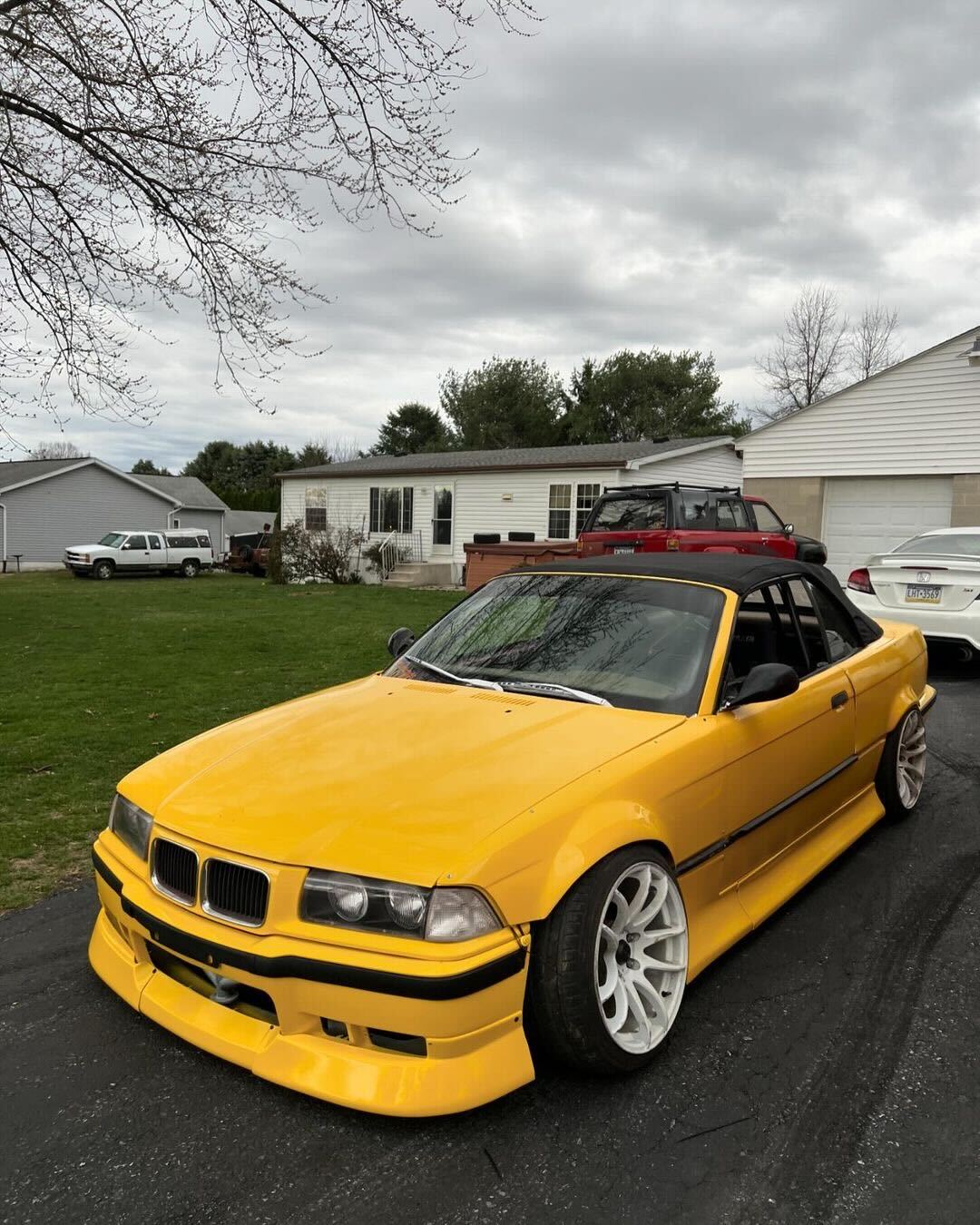 BMW 3-Series E36 Coupe Convertible - JDM Style Body Kit - ABS