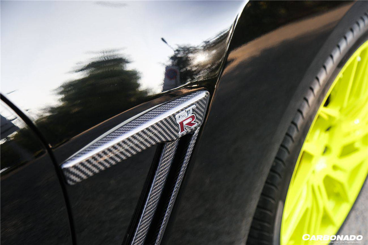 2008-2023 Nissan GTR R35 CBA/DBA/EBA OEM Style Carbon Fiber Fender Vents