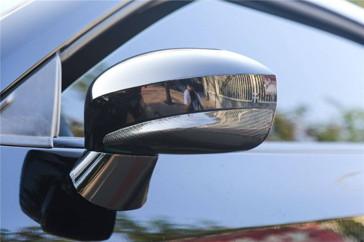2008-2023 Nissan GTR R35 BS Style Carbon Fiber Mirror Cover | Fits CBA, DBA, EBA