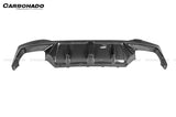 2018-2023 BMW F90 M5 D3 Style Carbon Fiber Rear Lip w/ Caps