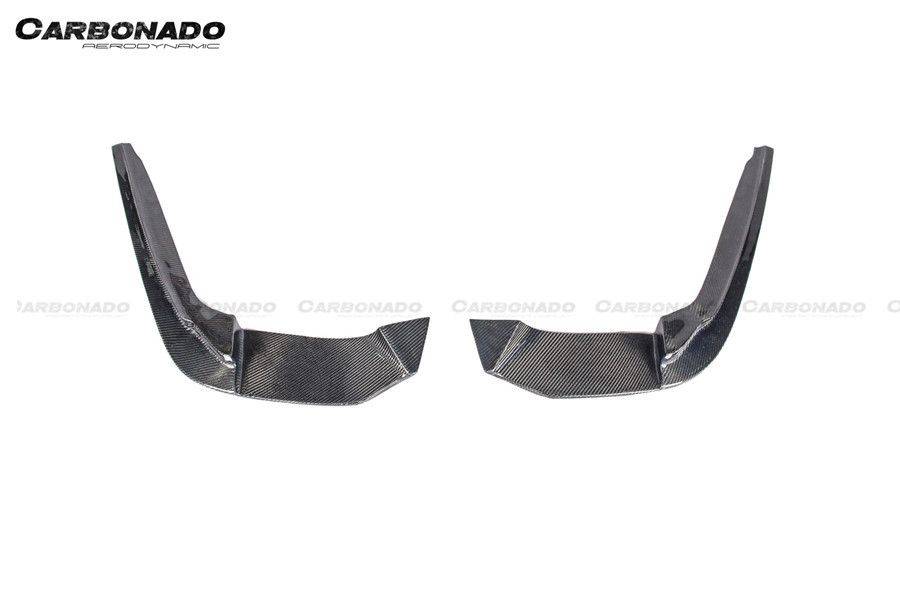 2018-2023 BMW F90 M5 D3 Style Carbon Fiber Rear Lip w/ Caps