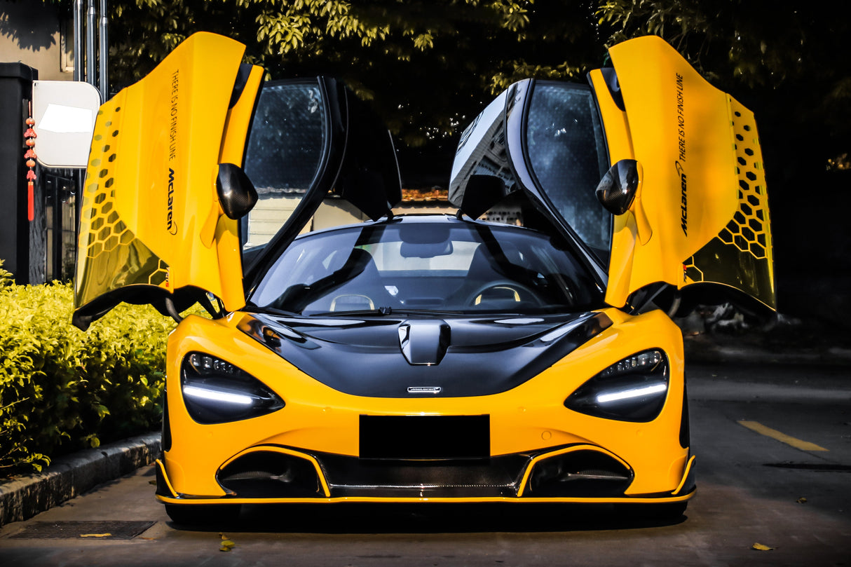 2017-2022 McLaren 720S Spider Coupe VRS Style Autoclave Carbon Fiber Front Lip