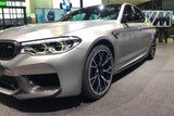 2018-2020 BMW F90 M5 And Competition MP Style Carbon Fiber Front Splitters (NOT LCI)