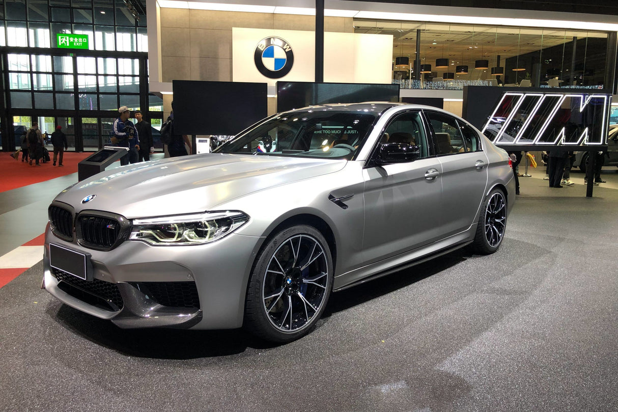2018-2020 BMW F90 M5 And Competition MP Style Carbon Fiber Front Splitters (NOT LCI)