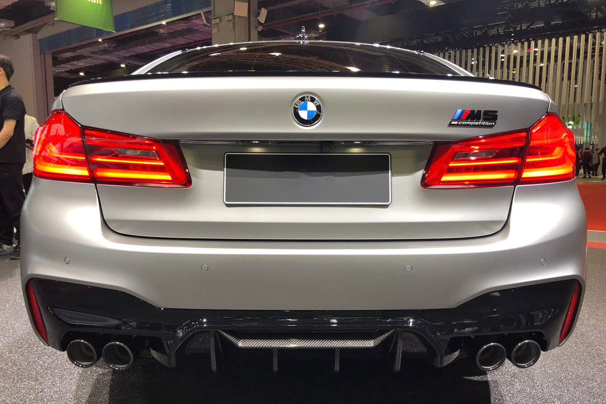 2018-2023 BMW F90 M5 MP Style Carbon Fiber Rear Diffuser
