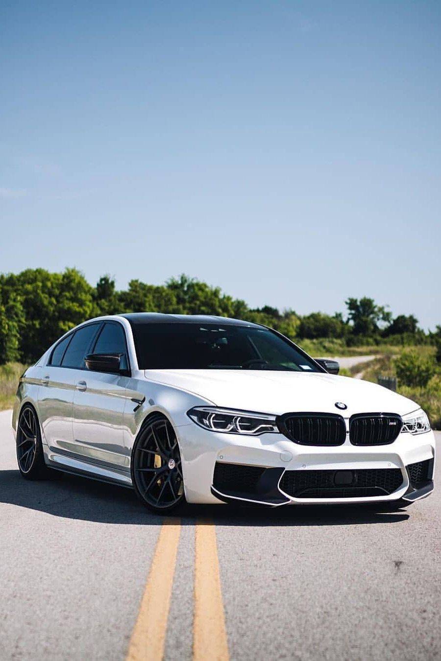 2018-2020 BMW F90 M5 And Competition MP Style Carbon Fiber Front Splitters (NOT LCI)