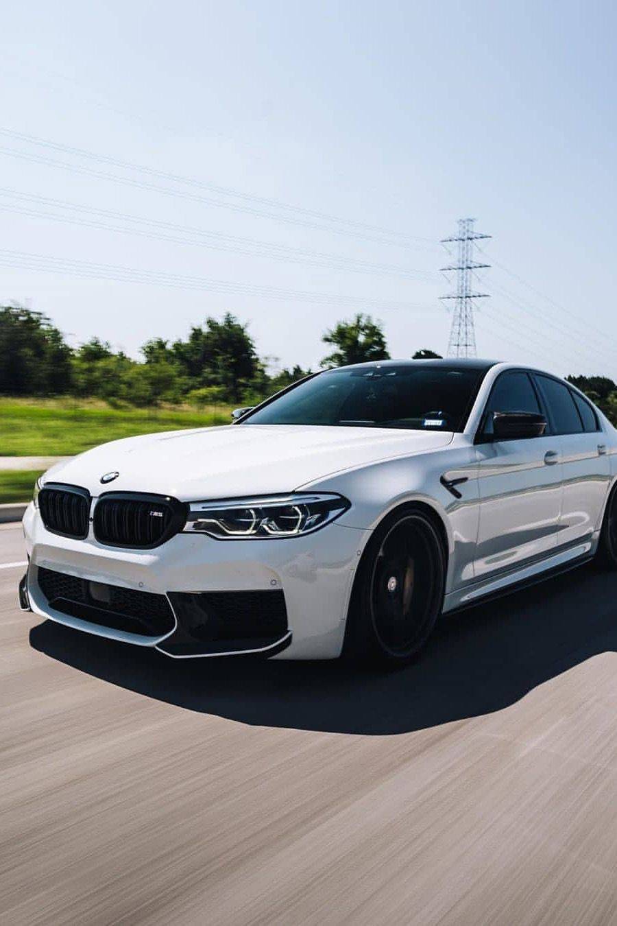 2018-2020 BMW F90 M5 And Competition MP Style Carbon Fiber Front Splitters (NOT LCI)