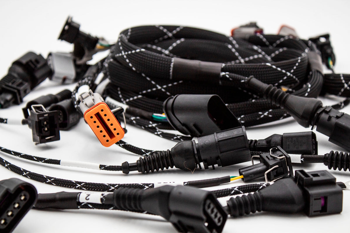 1.8T MK4 Wire Tucked Complete Engine Harness AWP, AWW, BEA, BAM - V2