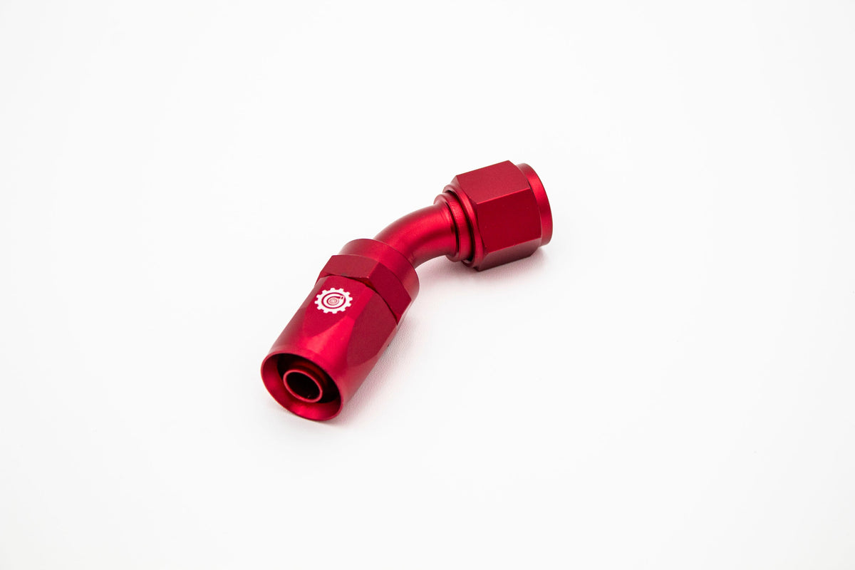 -06 AN 6AN 45 Degree Female Aluminum Hose End Fitting