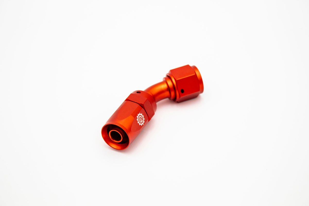 -06 AN 6AN 45 Degree Female Aluminum Hose End Fitting