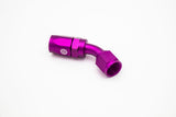 -06 AN 6AN 45 Degree Female Aluminum Hose End Fitting