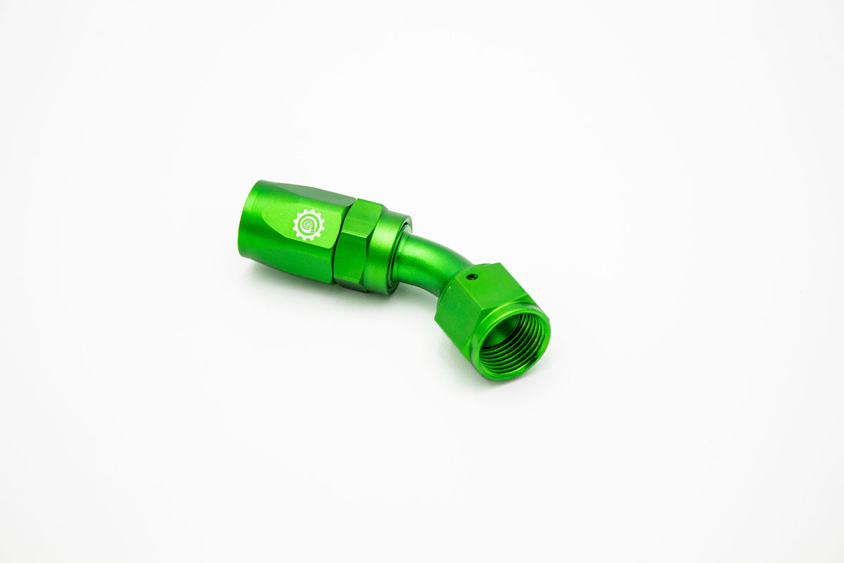 -06 AN 6AN 45 Degree Female Aluminum Hose End Fitting