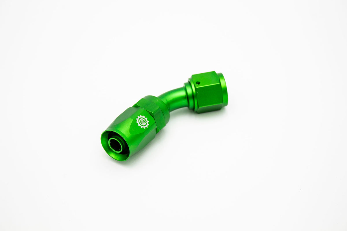 -06 AN 6AN 45 Degree Female Aluminum Hose End Fitting