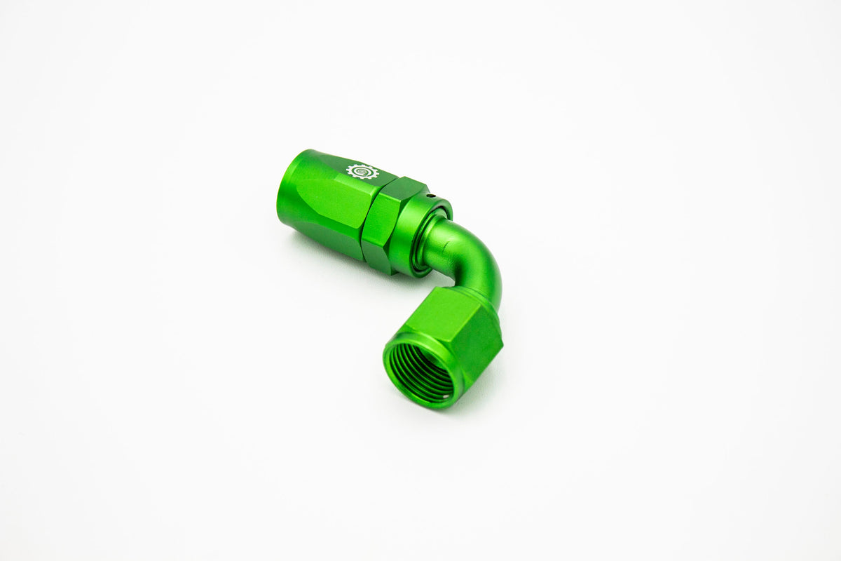 -10 AN 10AN 90 Degree Female Aluminum Hose End Fitting