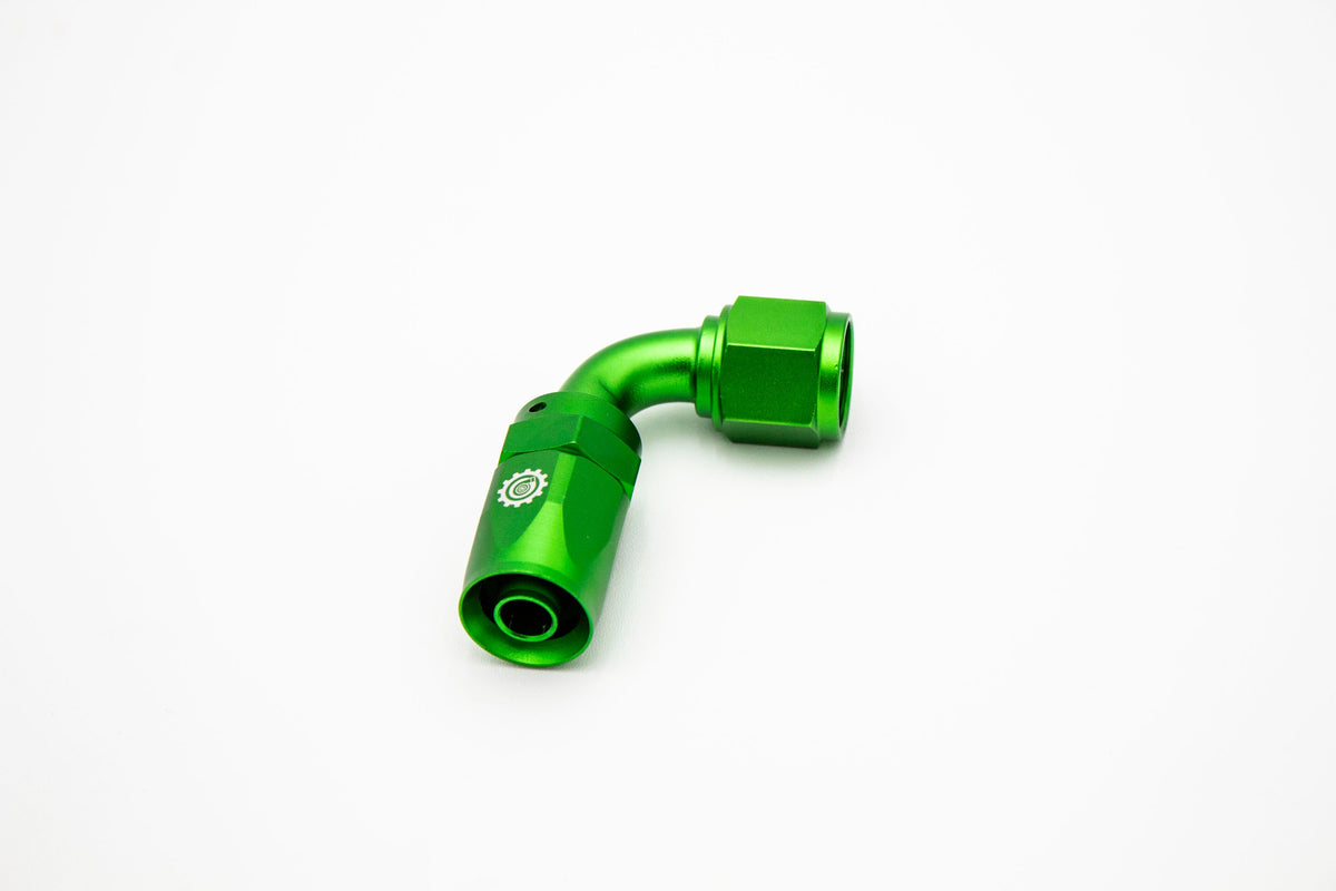 -10 AN 10AN 90 Degree Female Aluminum Hose End Fitting
