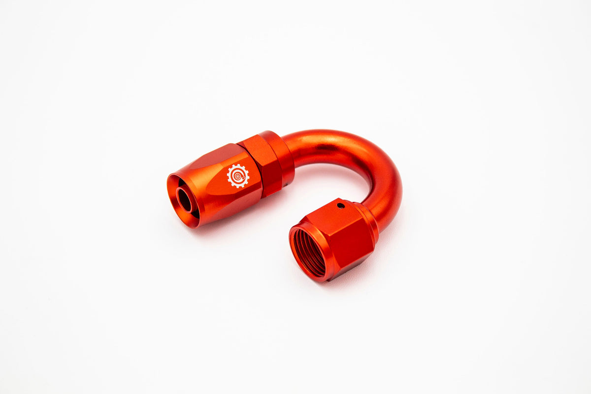 -10 AN 10AN 180 Degree Female Aluminum Hose End Fitting