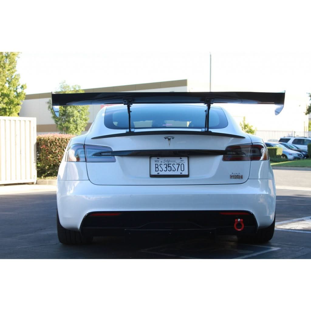 Tesla Model S Plaid GTC500 71" Carbon Fiber Adjustable Wing 2021 - Up