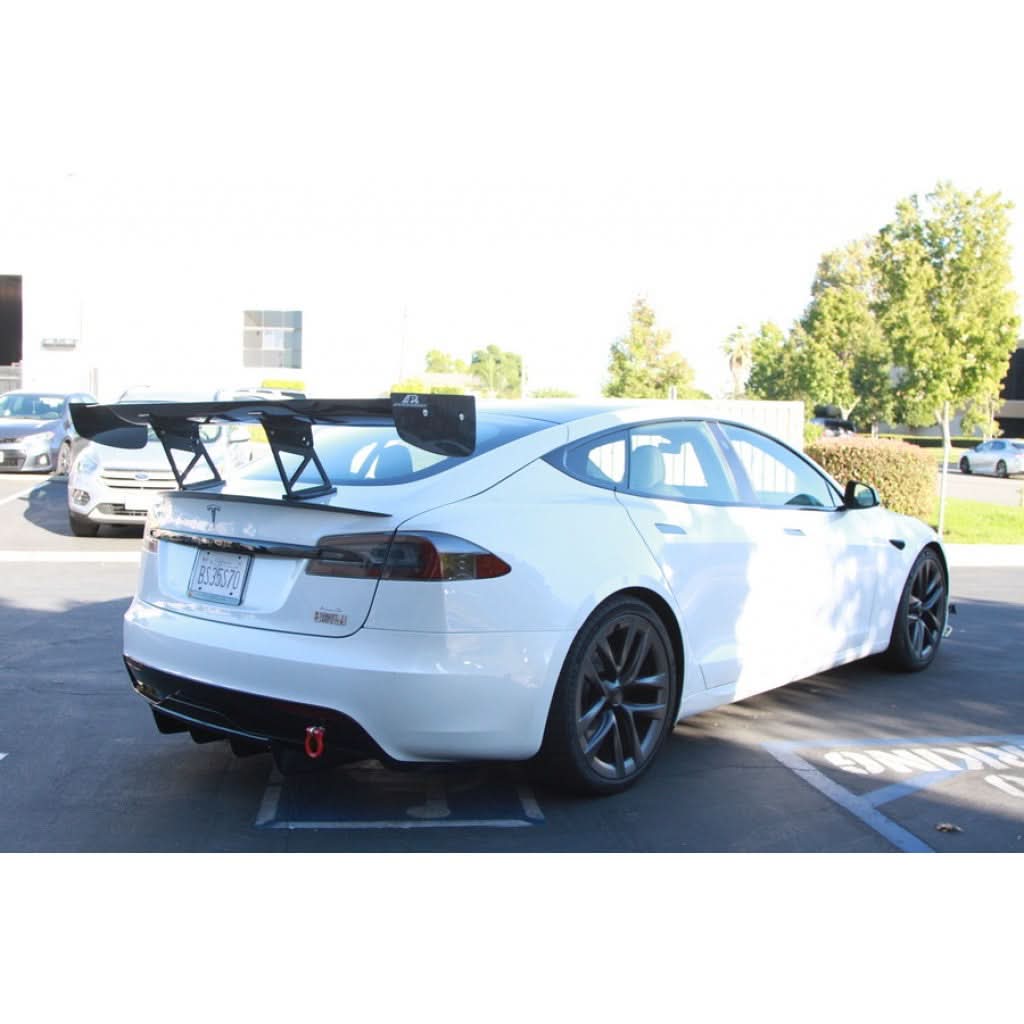 Tesla Model S Plaid GTC500 71" Carbon Fiber Adjustable Wing 2021 - Up
