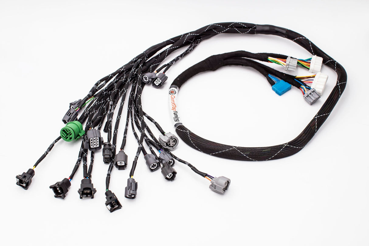D & B-Series OBD1 Tucked Engine Harness Kit w/ Subharness | 92-96 Honda Prelude