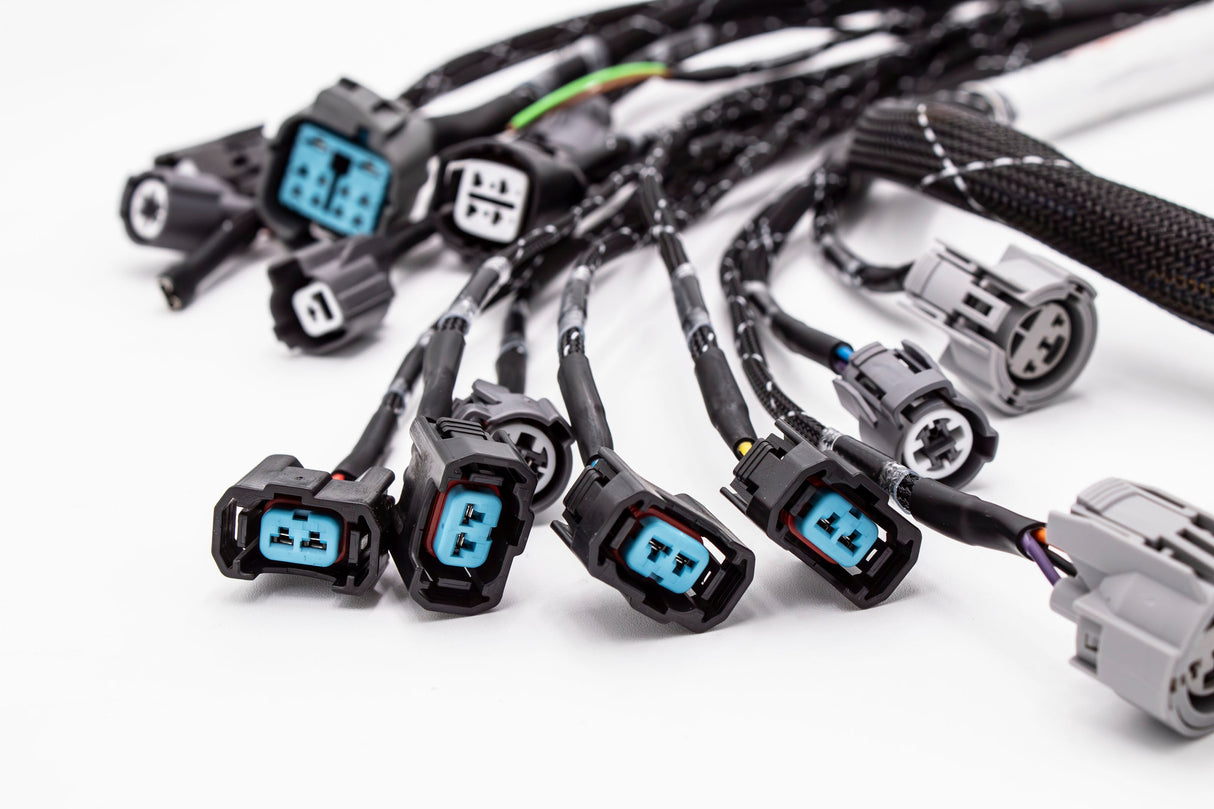 D & B-Series OBD2 Tucked Engine Harness Kit w/ Subharness | 96-98 Civic EK