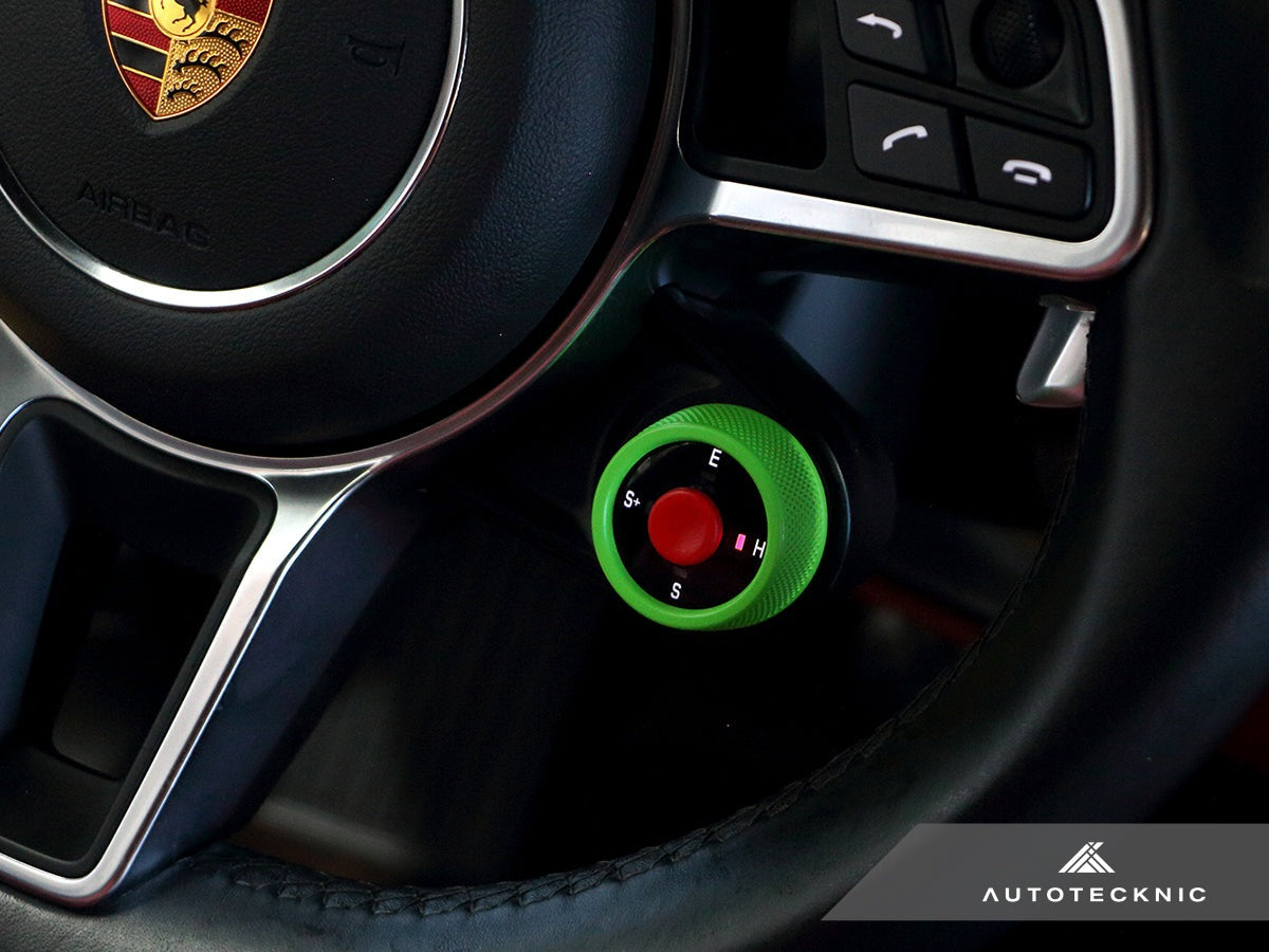 AutoTecknic Painted Drive Mode Selector Switch Dial - Porsche