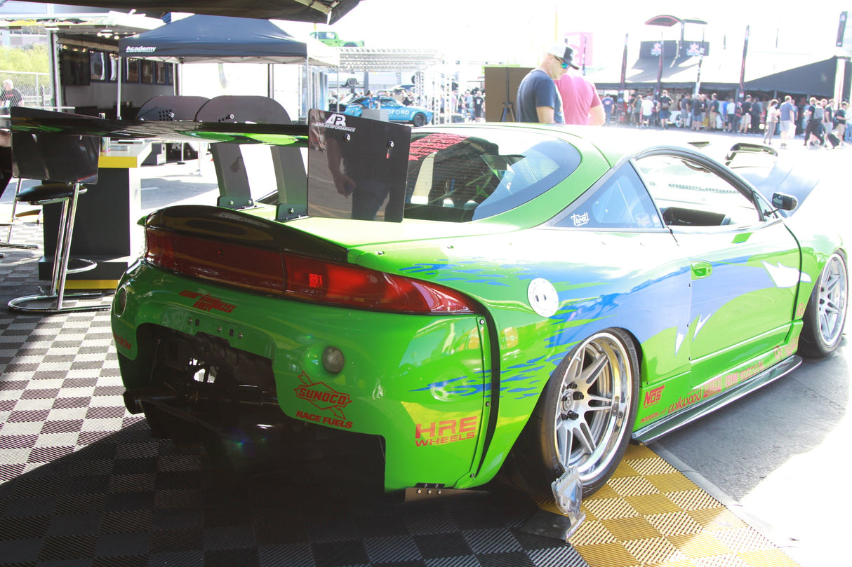 Universal Fitment GT-250 carbon fiber 71" Swan Neck Wing