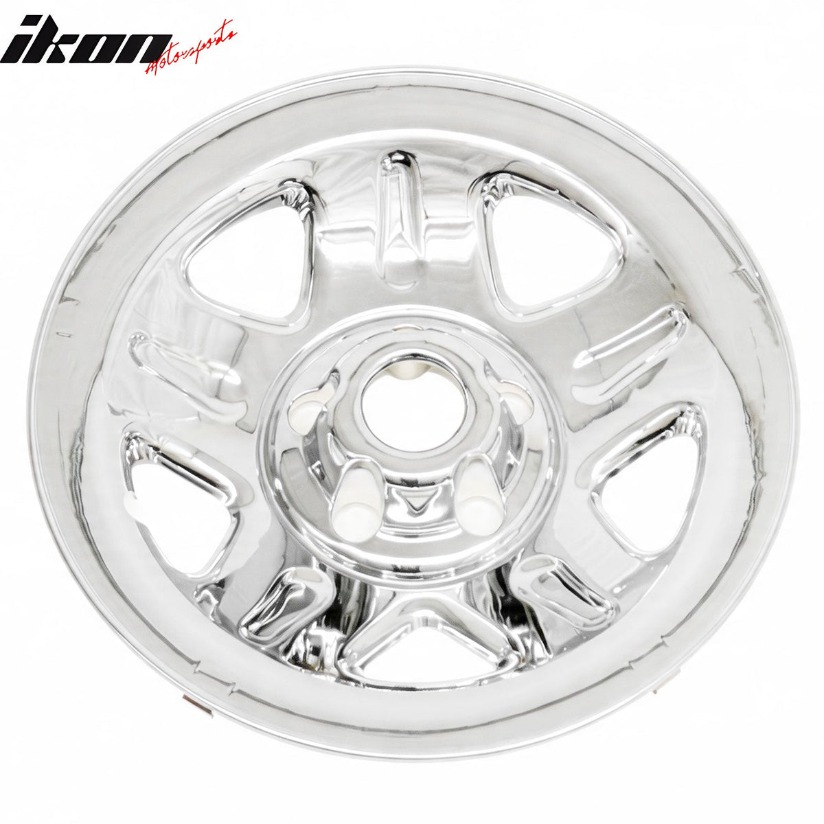 1993-2001 Jeep Cherokee 1997-2001 Wrangler Chrome 15" Wheel Covers 5 Dimpled Spokes Hubcaps Rim ABS 4PCS Set