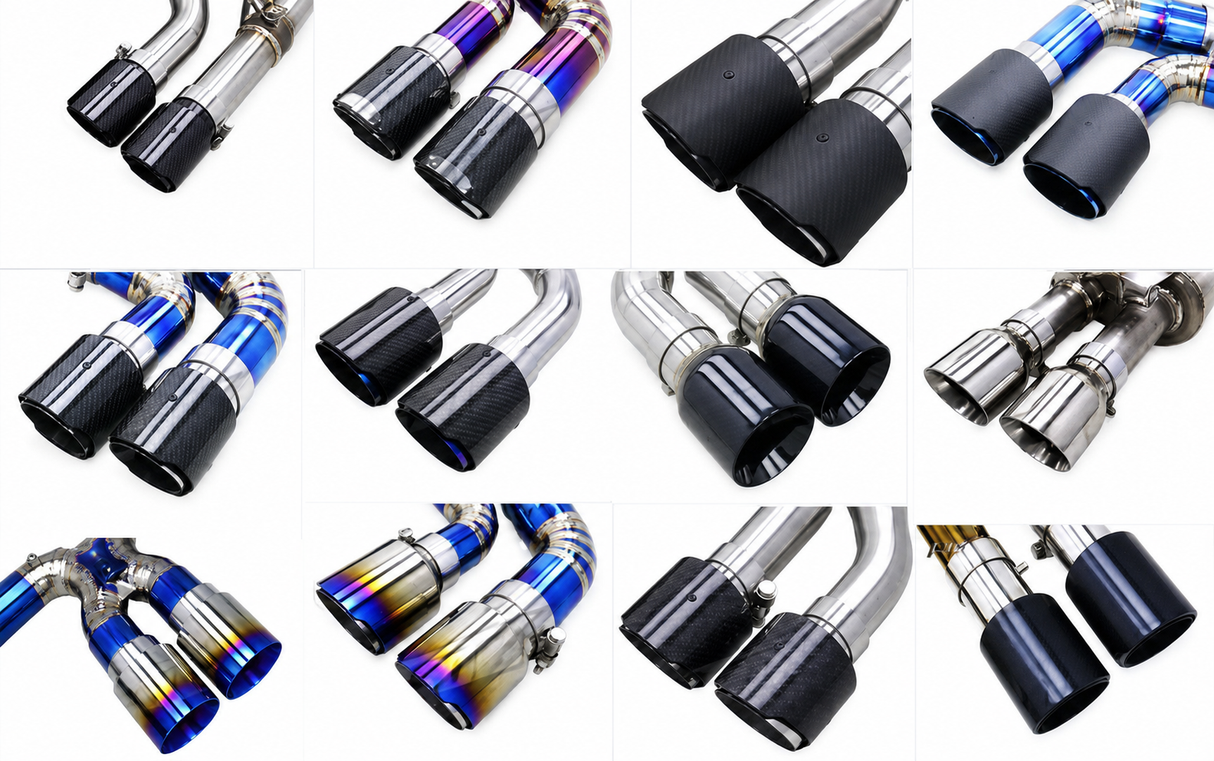 Titanium Valved Catback Exhaust for Porsche 992 992.1 992.2 GT3 RS GT3RS 4.0