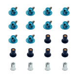 JDC Titanium Battery & Brake Reservoir Panel Plastic Rivet Replacement Kit | Nissan R35 GT-R