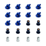 JDC Titanium Battery & Brake Reservoir Panel Plastic Rivet Replacement Kit | Nissan R35 GT-R