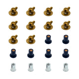 JDC Titanium Battery & Brake Reservoir Panel Plastic Rivet Replacement Kit | Nissan R35 GT-R