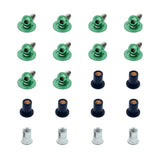JDC Titanium Battery & Brake Reservoir Panel Plastic Rivet Replacement Kit | Nissan R35 GT-R