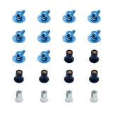 JDC Titanium Battery & Brake Reservoir Panel Plastic Rivet Replacement Kit | Nissan R35 GT-R