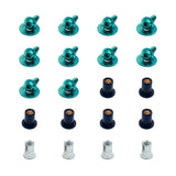 JDC Titanium Battery & Brake Reservoir Panel Plastic Rivet Replacement Kit | Nissan R35 GT-R
