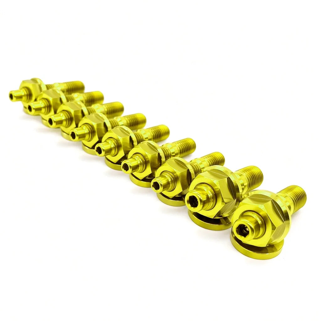 JDC Titanium Exhaust Manifold Stud Kit | Evo 1–9 / 2G DSM