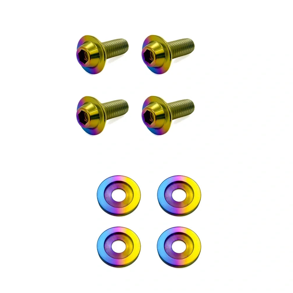 JDC Titanium Hood Latch Hardware | 2023+ FL5 Civic Type R/11th Gen Civic Si