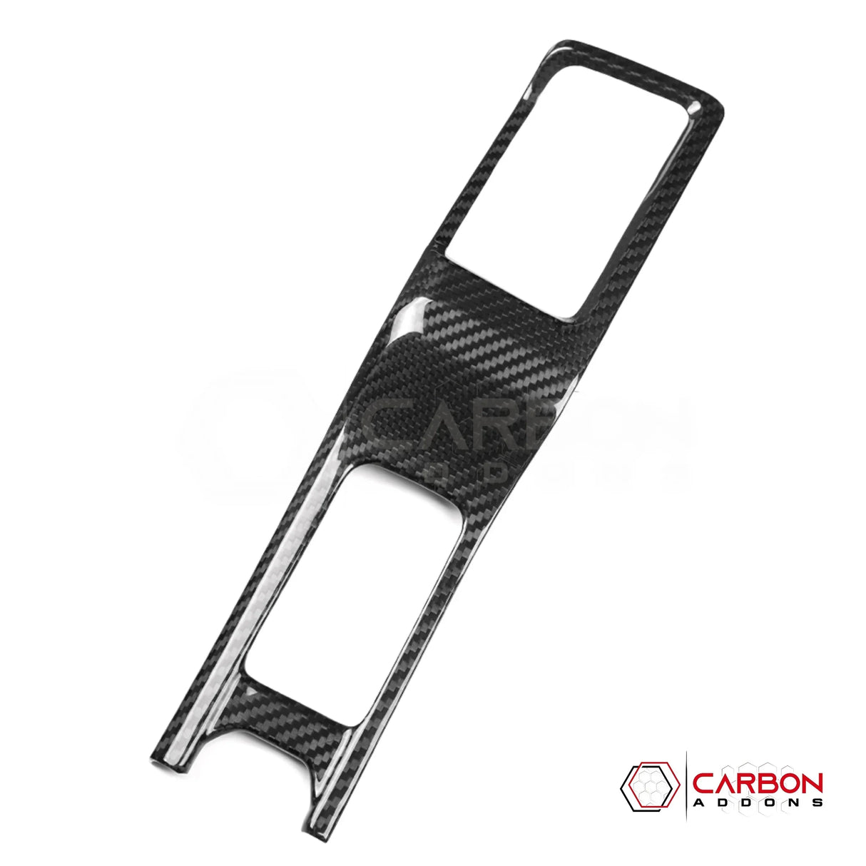 2018+ Jeep Wrangler JL & 2020+ Gladiator JT Real Carbon Fiber 4WD Shifter Base Trim Cover