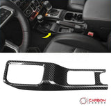 2018+ Jeep Wrangler JL & 2020+ Gladiator JT Real Carbon Fiber 4WD Shifter Base Trim Cover