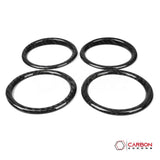 2018+ Jeep Wrangler JL & 2020+ Gladiator JT Real Carbon Fiber Dashboard A/C Vent Trim Covers (4pcs)